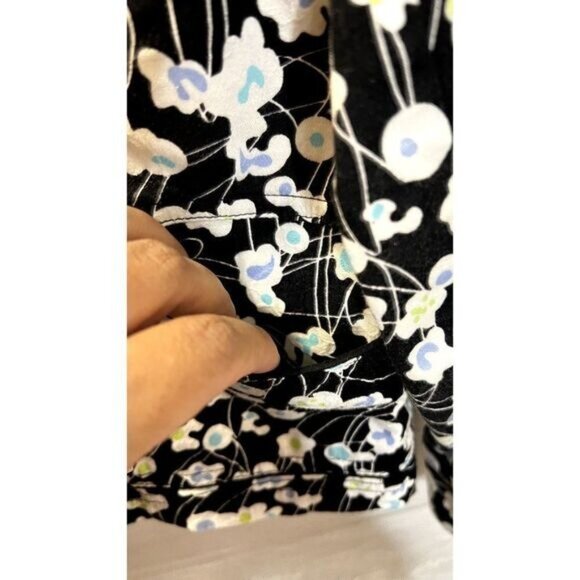 Christopher & Banks Women's Zip Up Mock neck Floral Long sleeve‎ Jacket - Picture 8 of 8